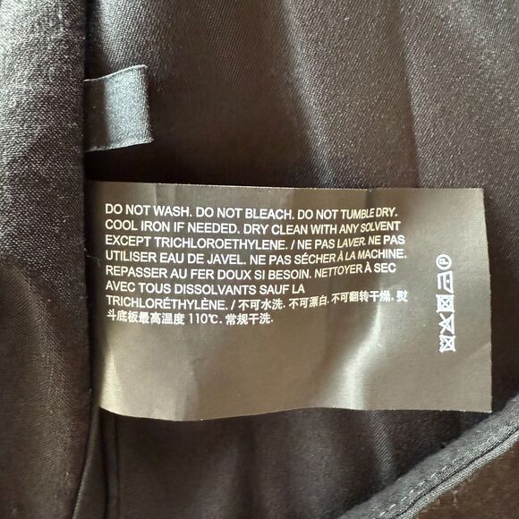 NWT Theory Women's Rolled Sleeve Better Linen Single Breasted Blazer in Black 0 - Picture 11 of 16